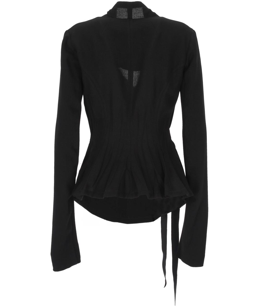 RICK OWENS Черный шерстяной жакет/пиджак, фото 3