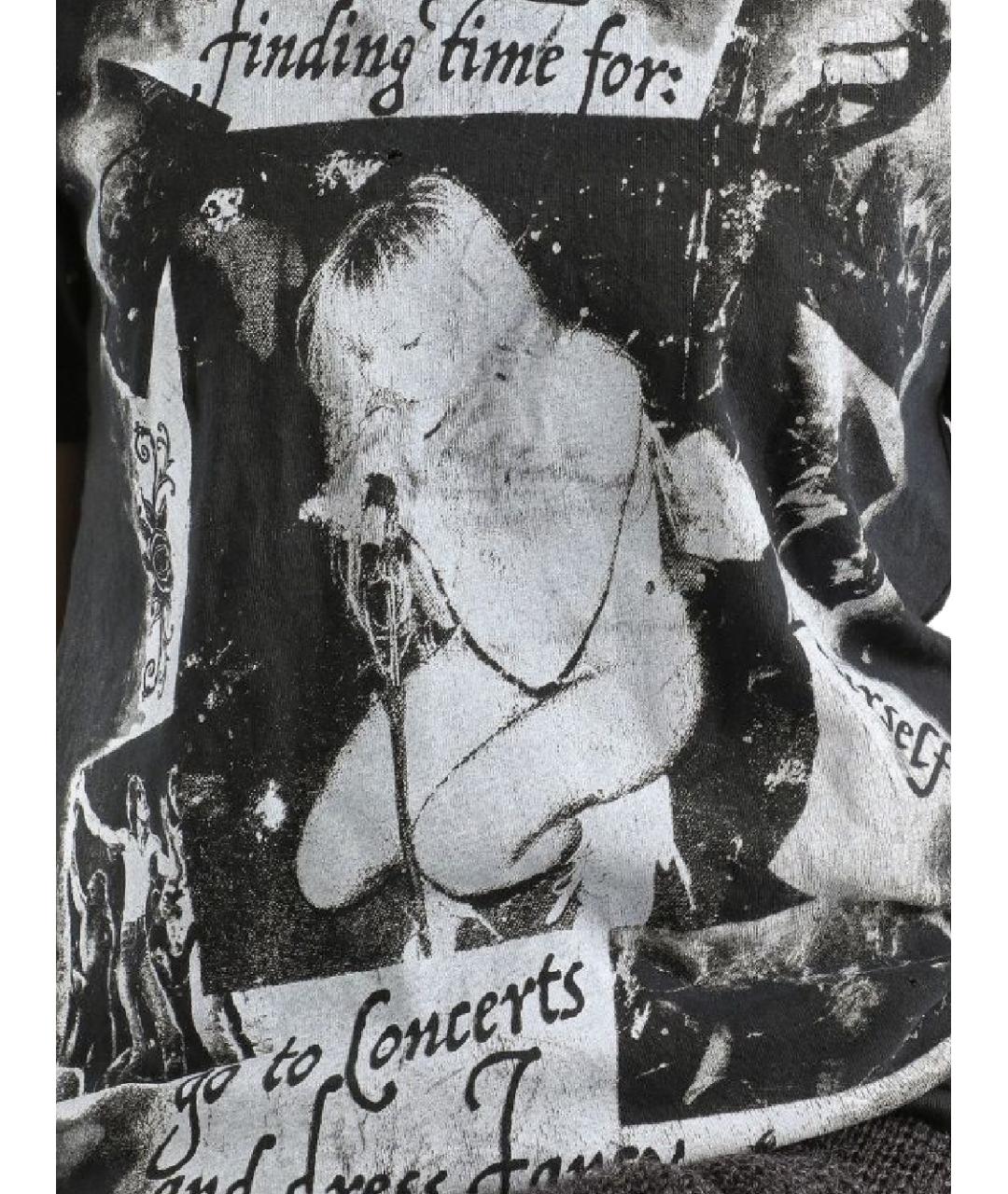 DOLCE&GABBANA Черная хлопковая футболка, фото 2