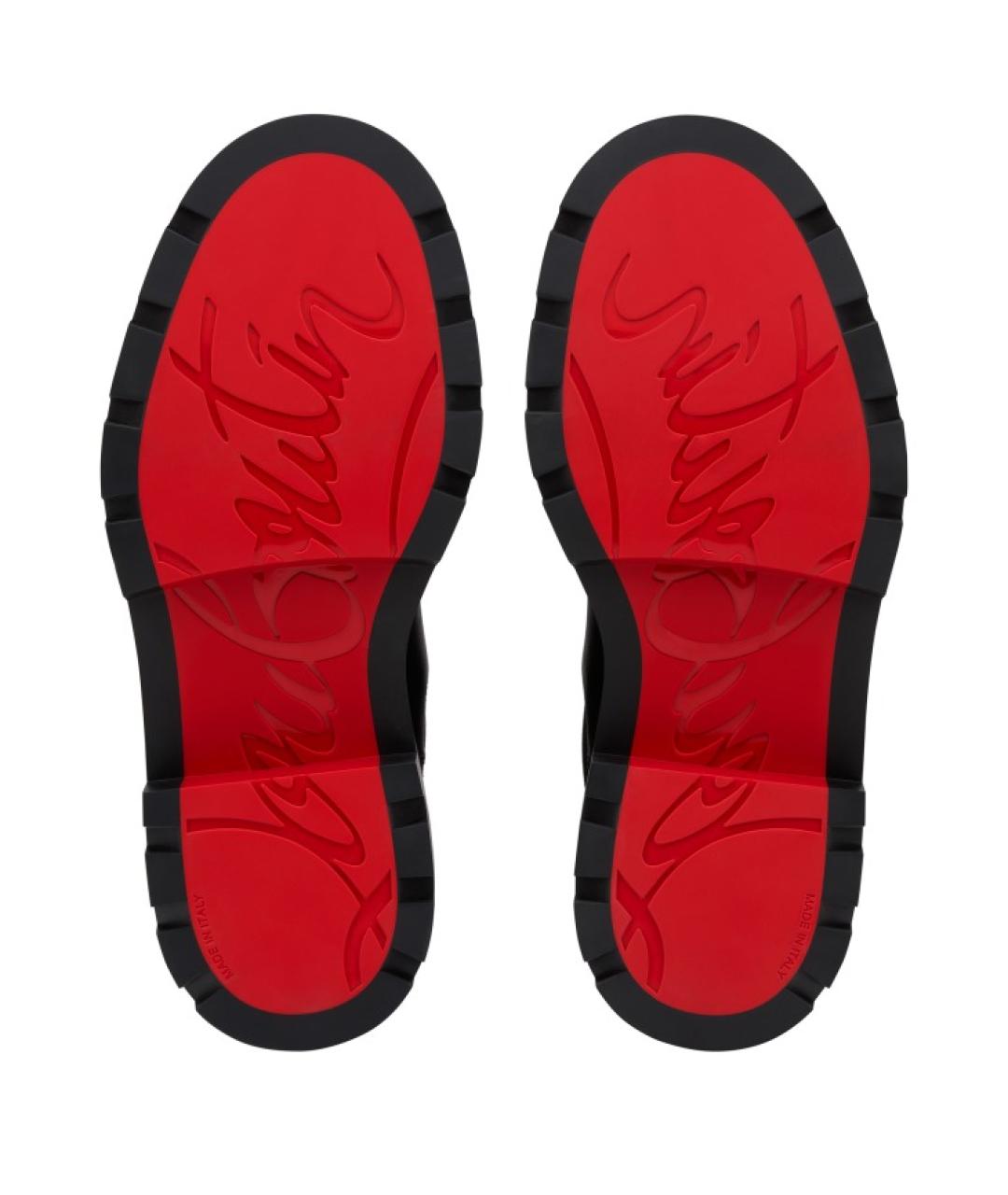 CHRISTIAN LOUBOUTIN Черные ботинки, фото 4