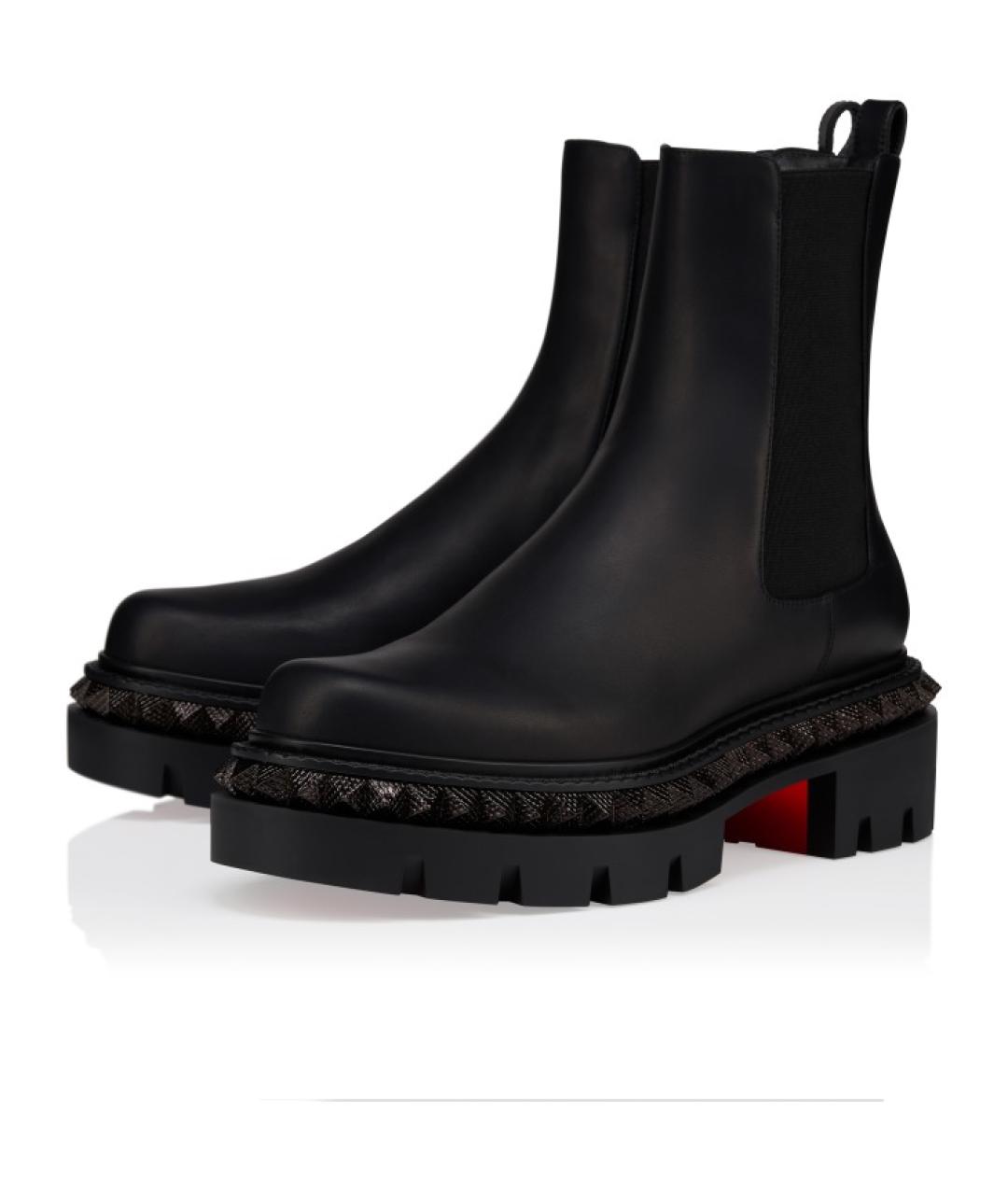 CHRISTIAN LOUBOUTIN Черные ботинки, фото 2