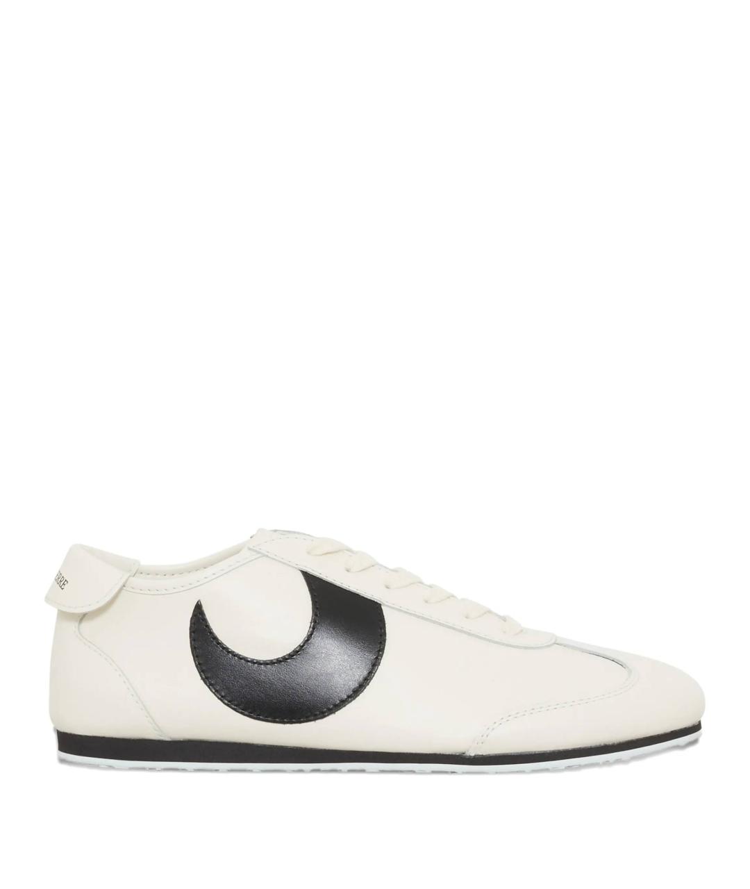 MARINE SERRE Белые кожаные низкие кроссовки / кеды, фото 1