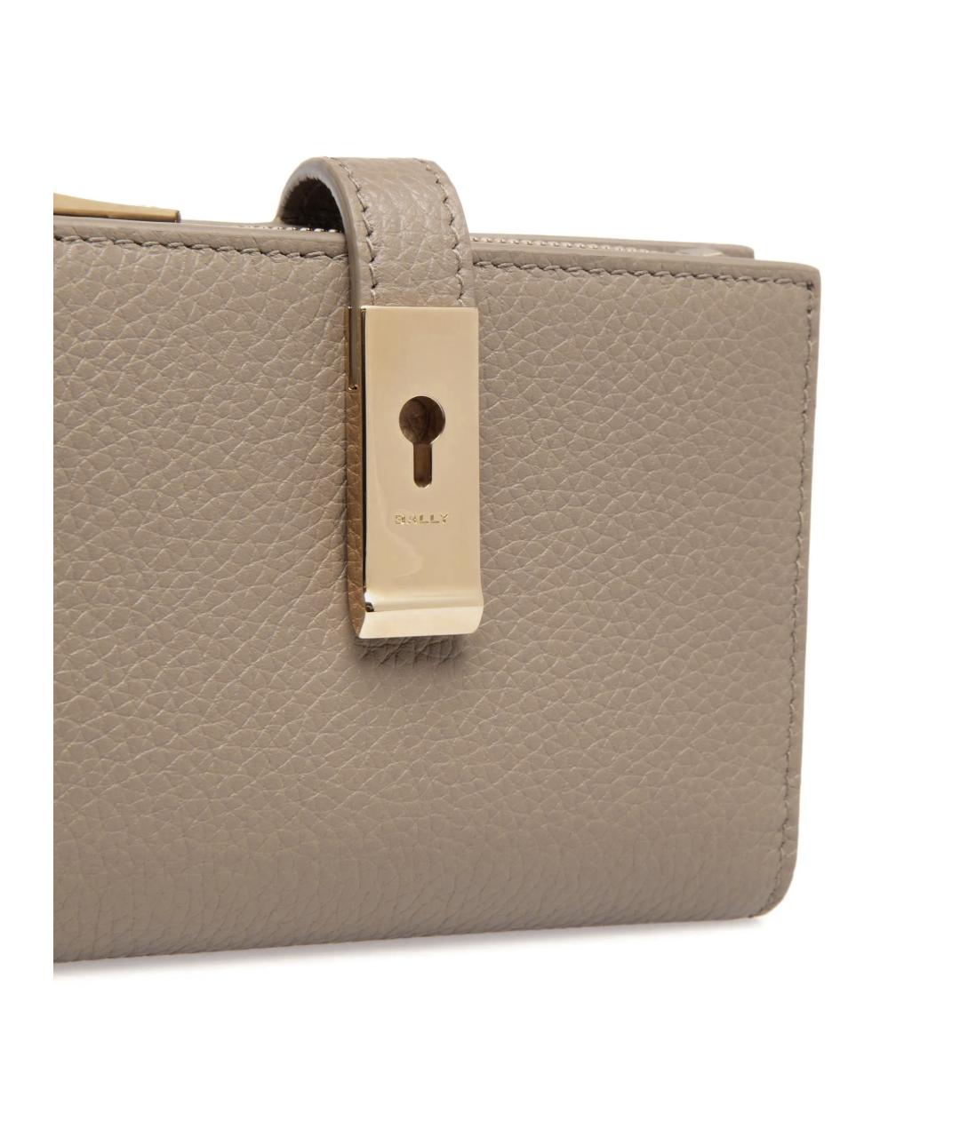 BALLY Бежевый кожаный кошелек, фото 2