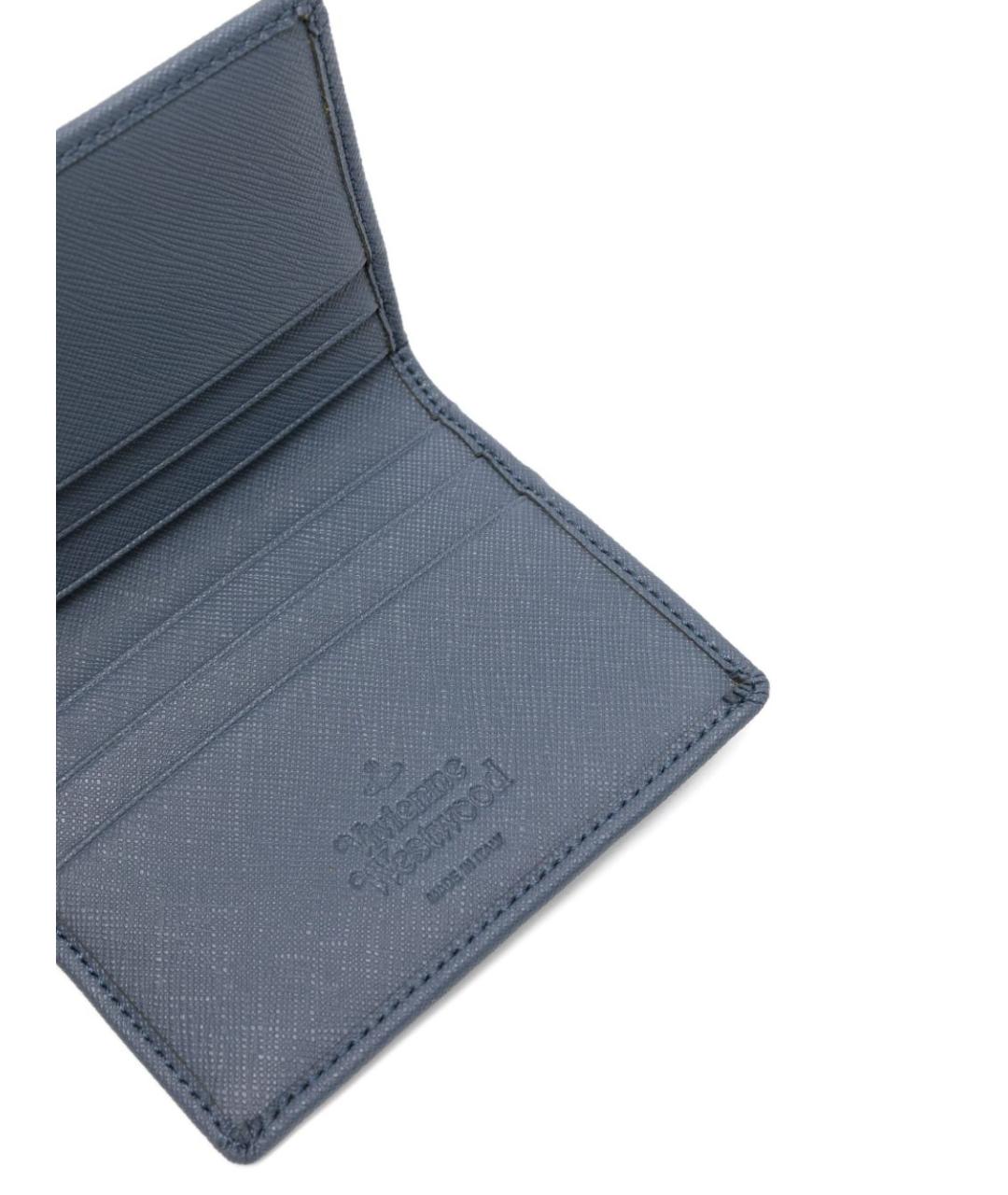 VIVIENNE WESTWOOD Синий кардхолдер, фото 3