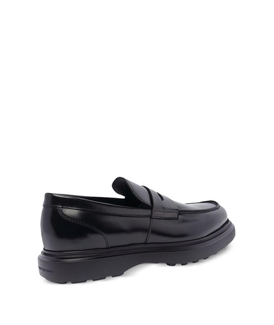 STUART WEITZMAN Черные кожаные лоферы, фото 3