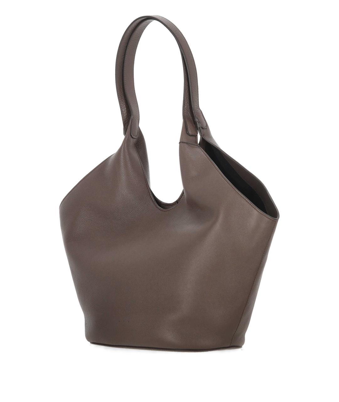 AESTHER EKME Коричневая кожаная сумка тоут, фото 2