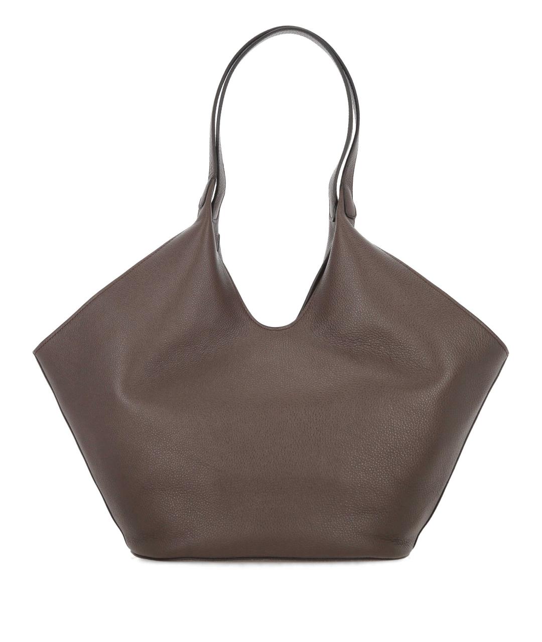 AESTHER EKME Коричневая кожаная сумка тоут, фото 3