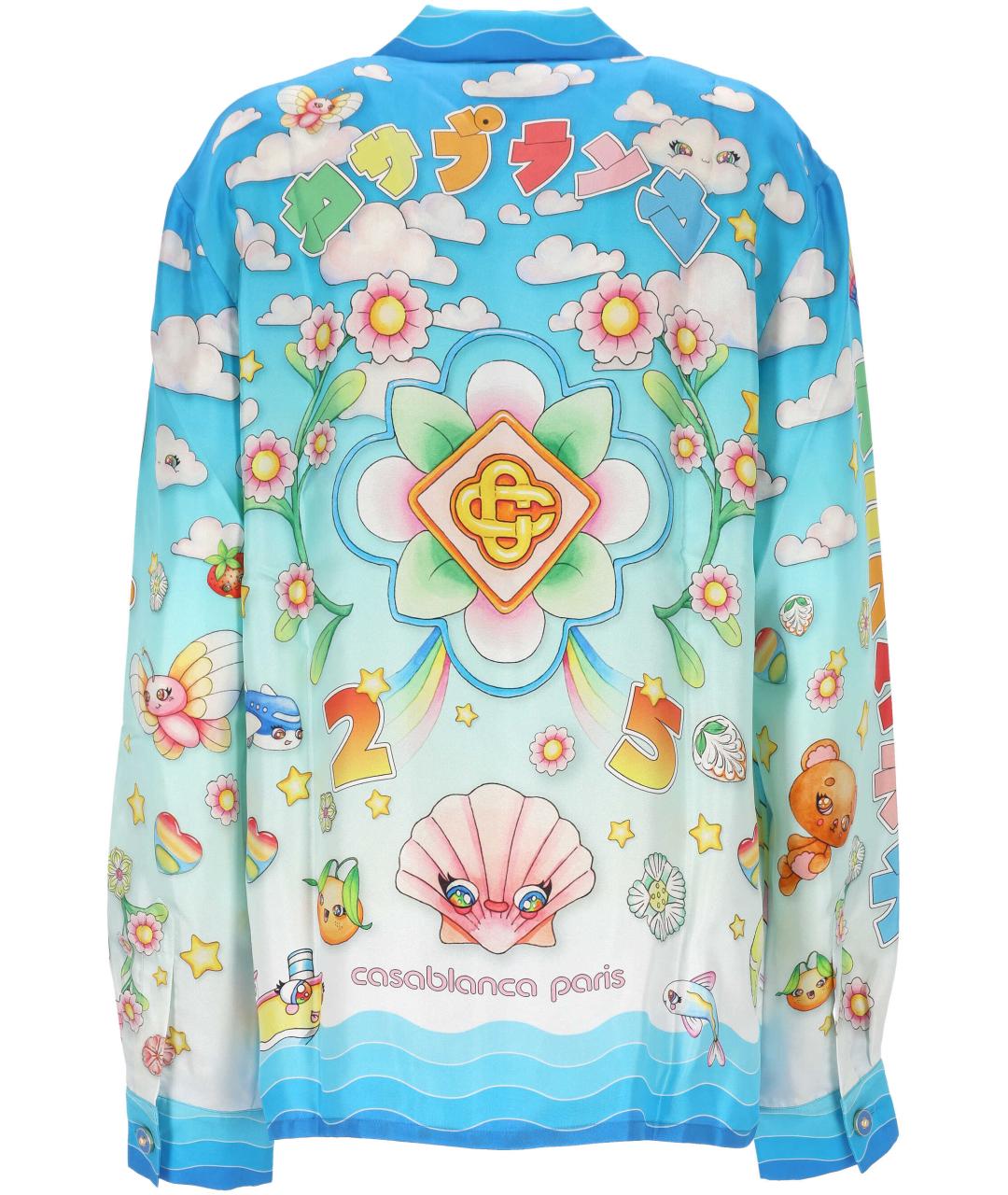 CASABLANCA Мульти шелковая рубашка, фото 3