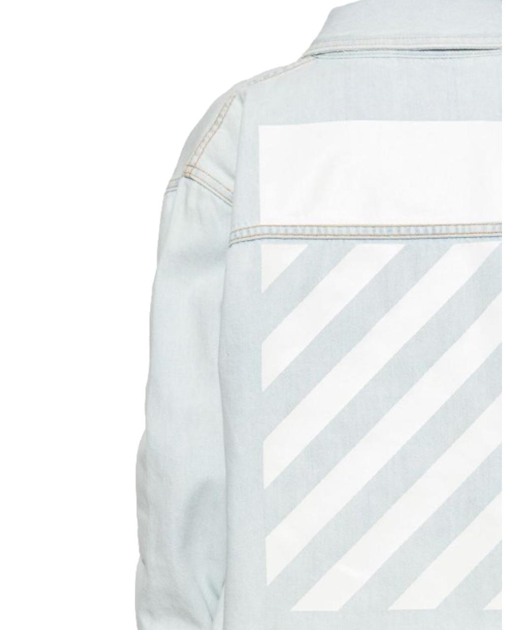 OFF-WHITE Голубая хлопковая рубашка, фото 3