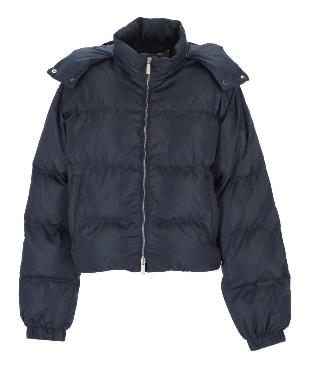 OFF-WHITE Синяя полиамидовая куртка, фото 1