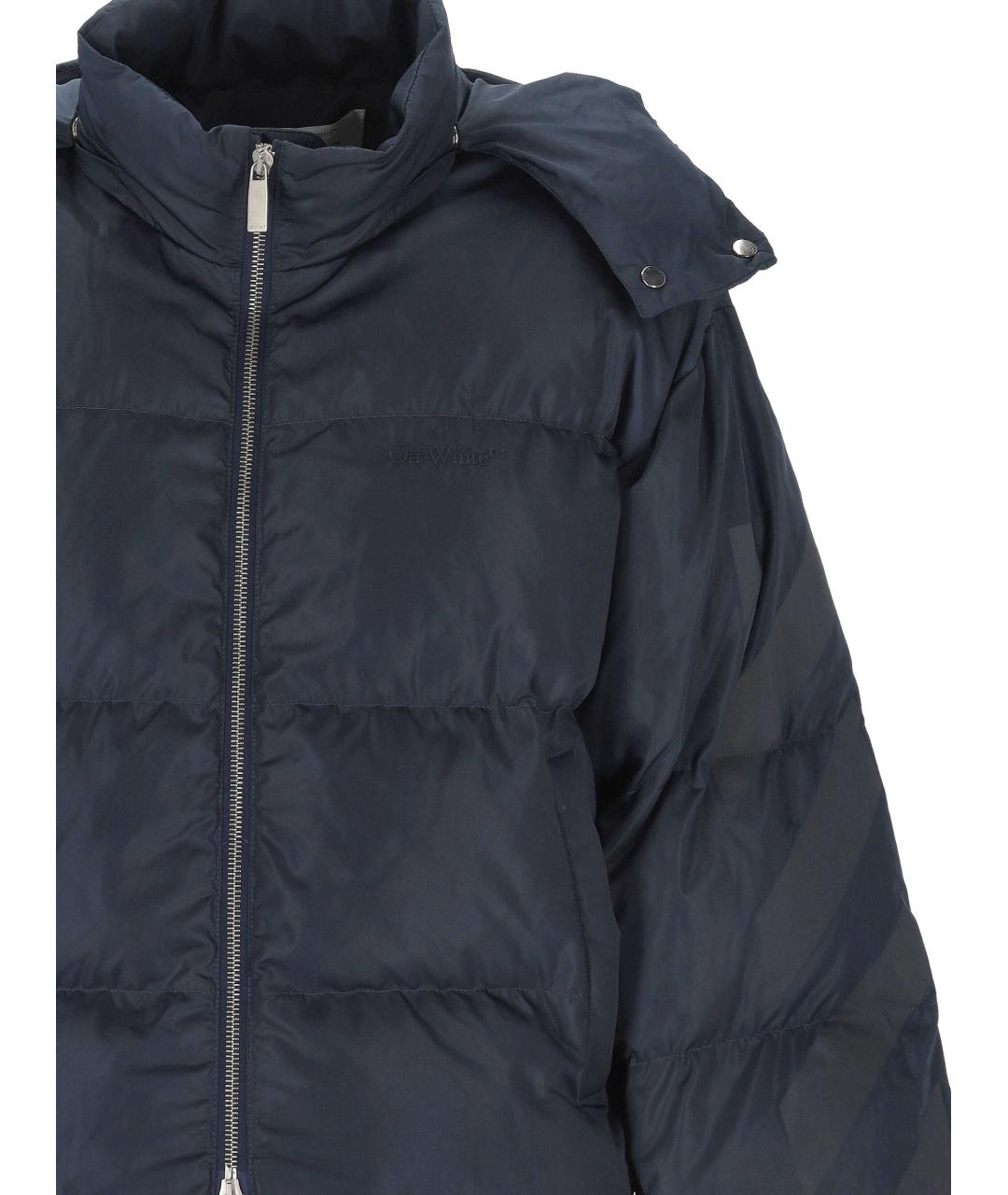 OFF-WHITE Синяя полиамидовая куртка, фото 2