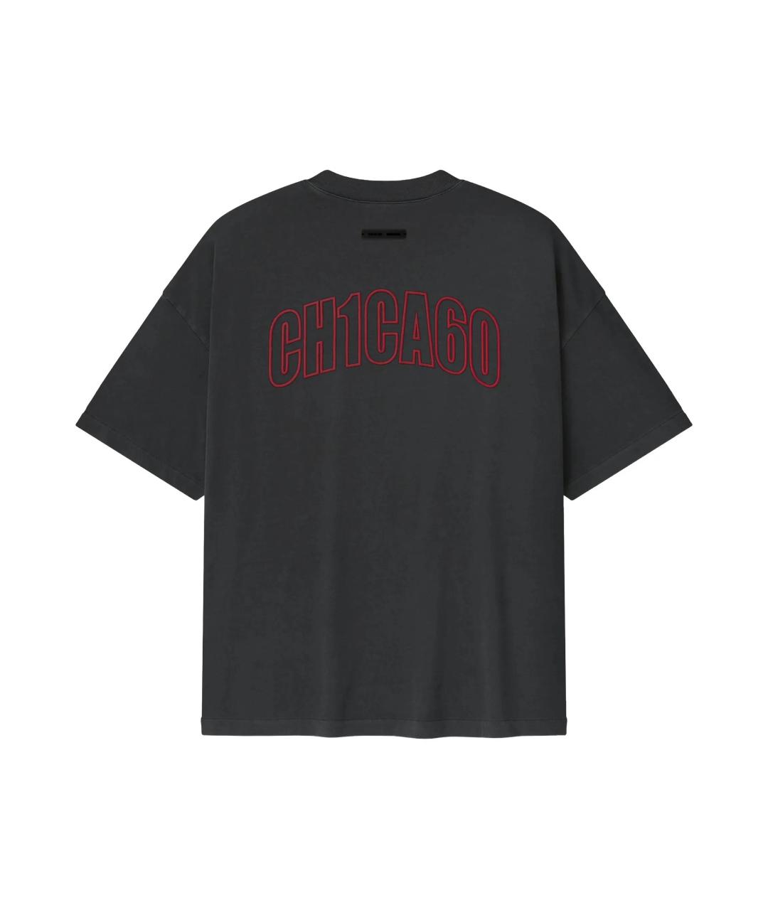 FEAR OF GOD ESSENTIALS Серая хлопковая футболка, фото 3