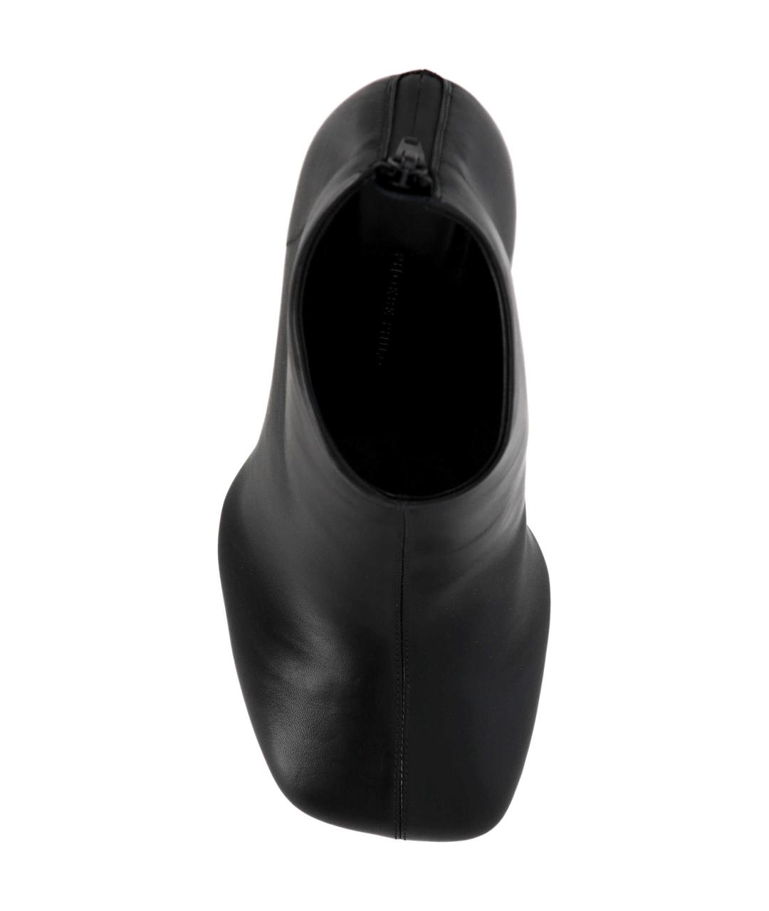 PHOEBE PHILO Черные кожаные ботильоны, фото 4