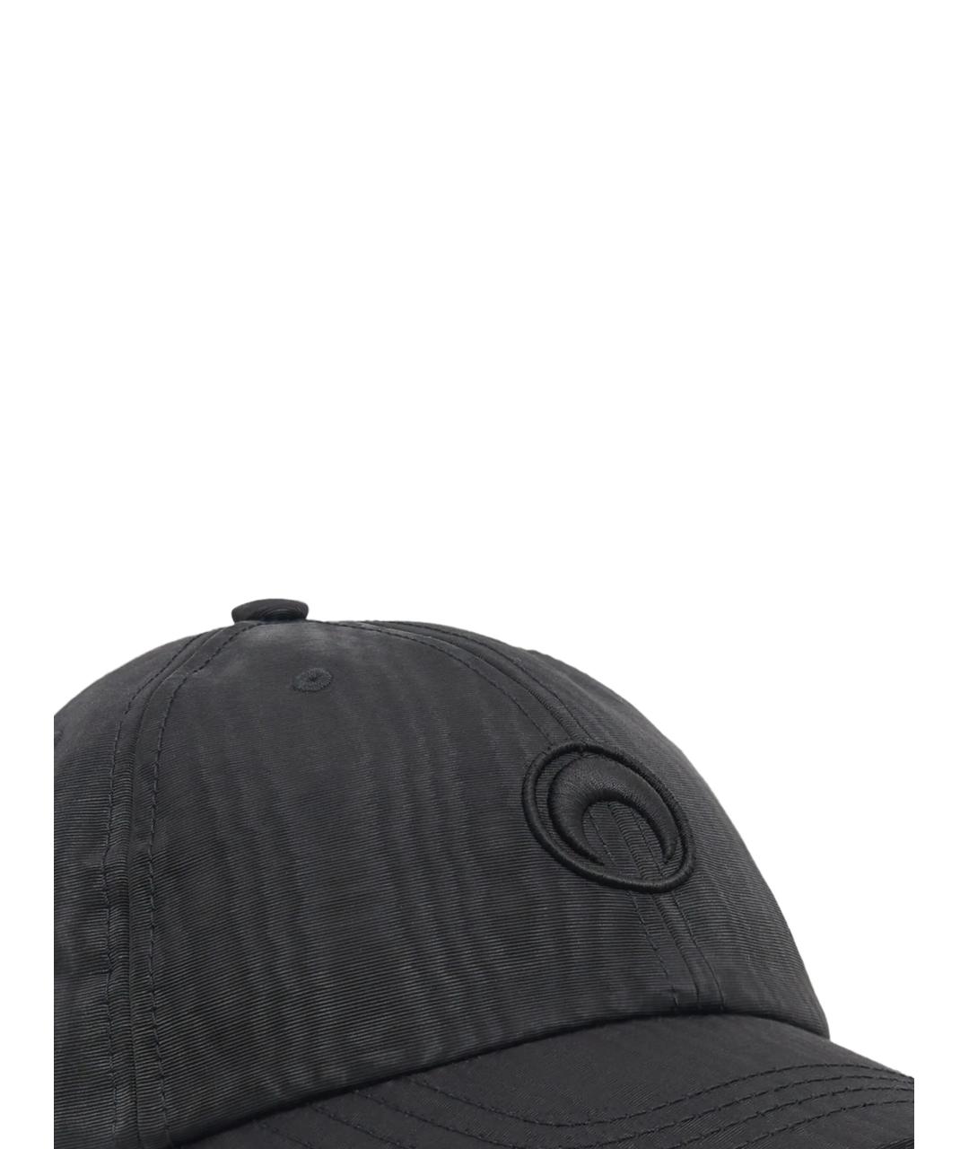 MARINE SERRE Черная хлопковая кепка, фото 2