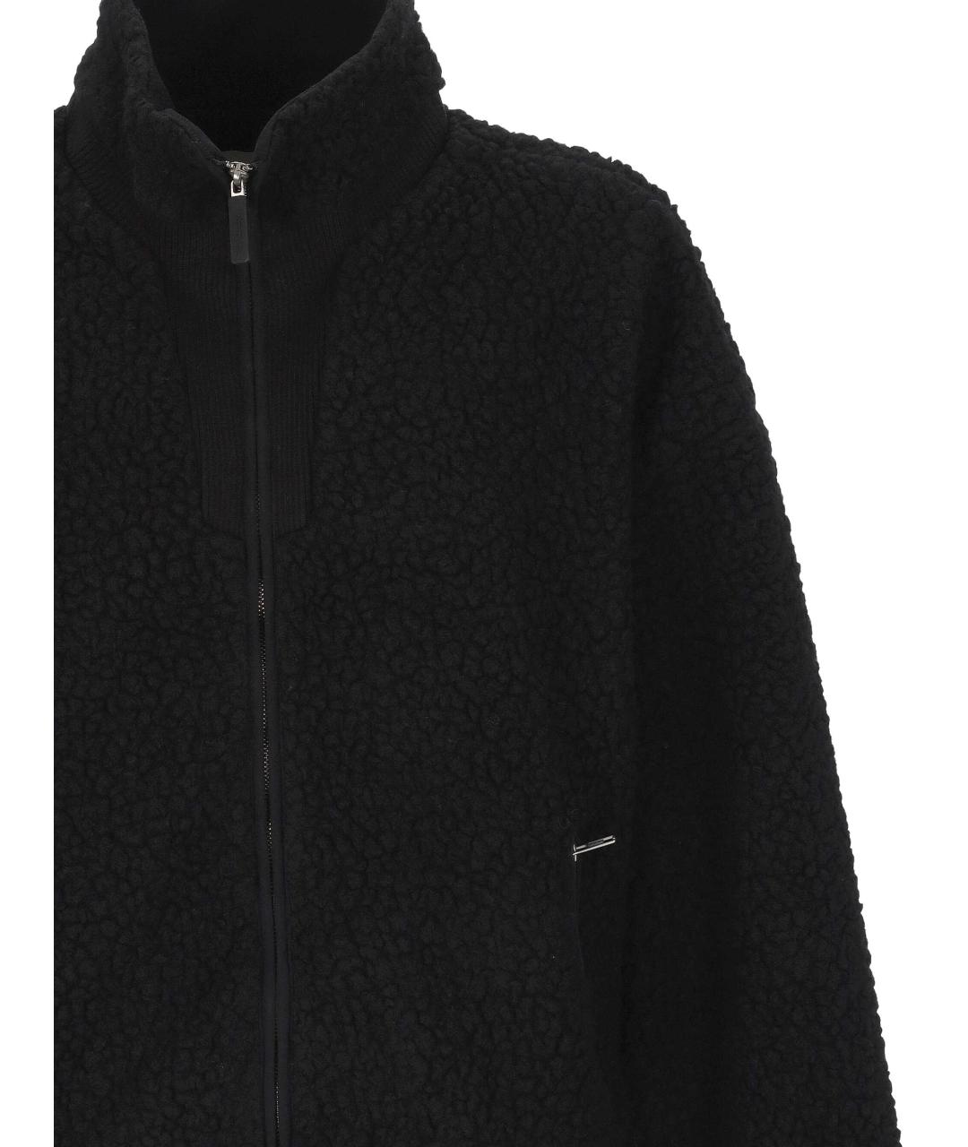 entire studios Черная шерстяная куртка, фото 2