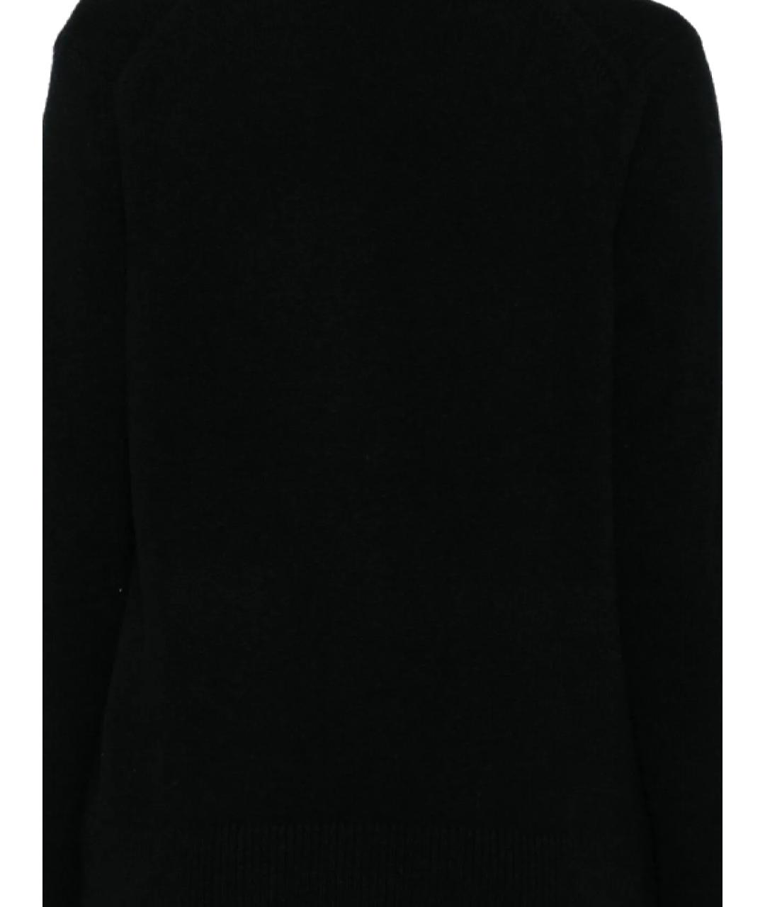 MAISON KITSUNE Черный шерстяной кардиган, фото 3