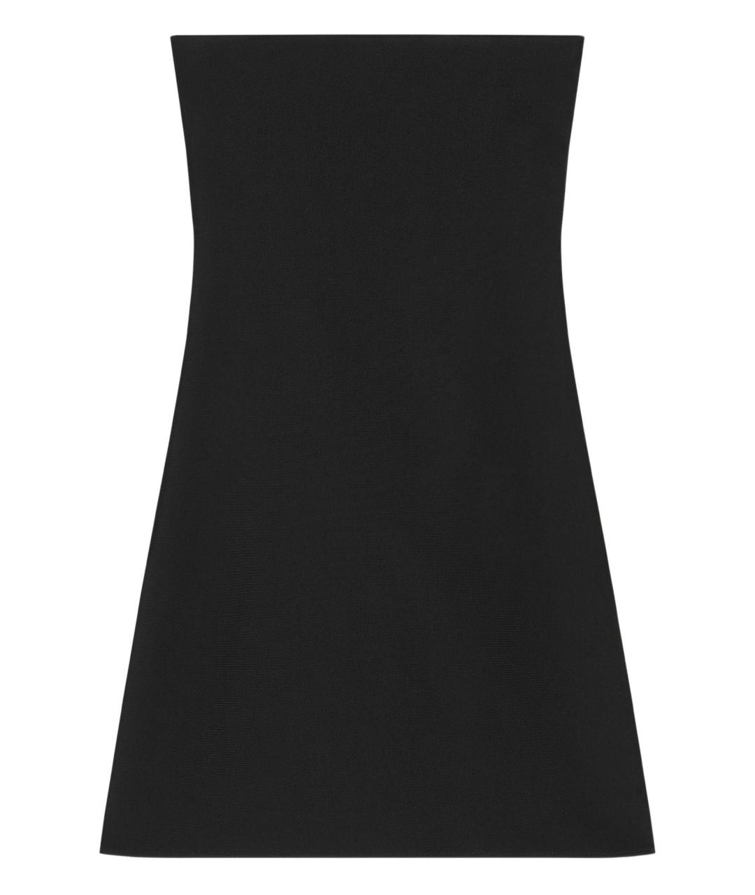 COURREGES Черное полиамидовое повседневное платье, фото 1