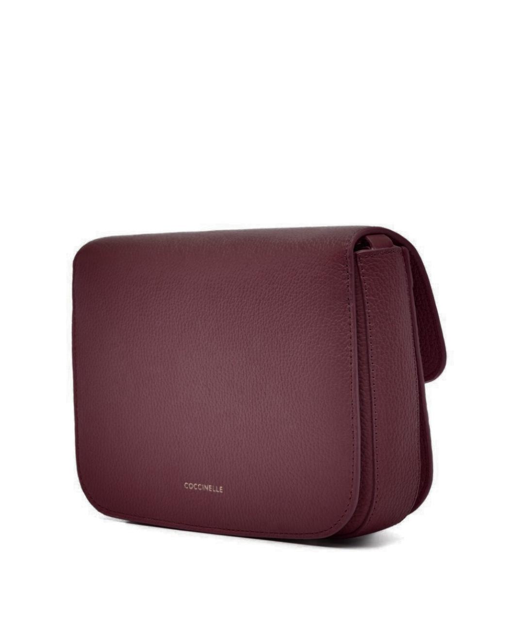 COCCINELLE Фиолетовая кожаная сумка через плечо, фото 3