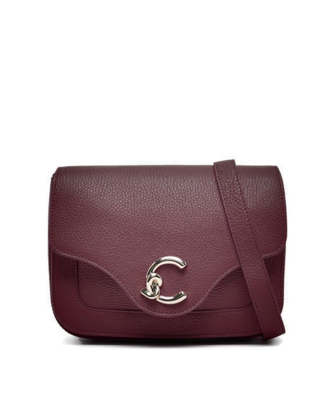 COCCINELLE Фиолетовая кожаная сумка через плечо, фото 1