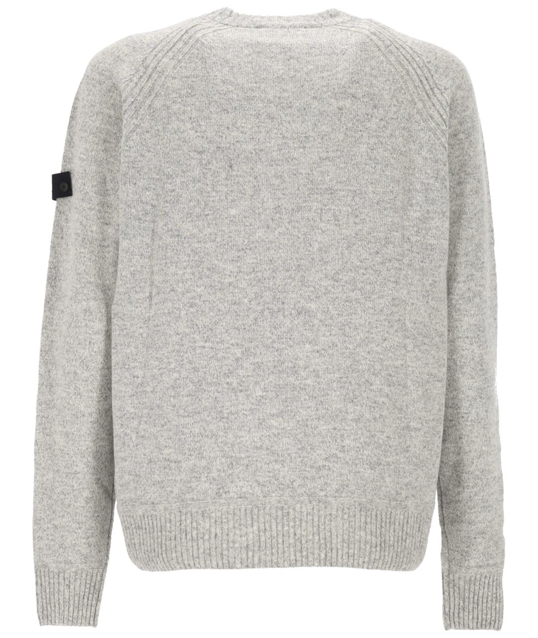 PEUTEREY Серый шерстяной джемпер / свитер, фото 3