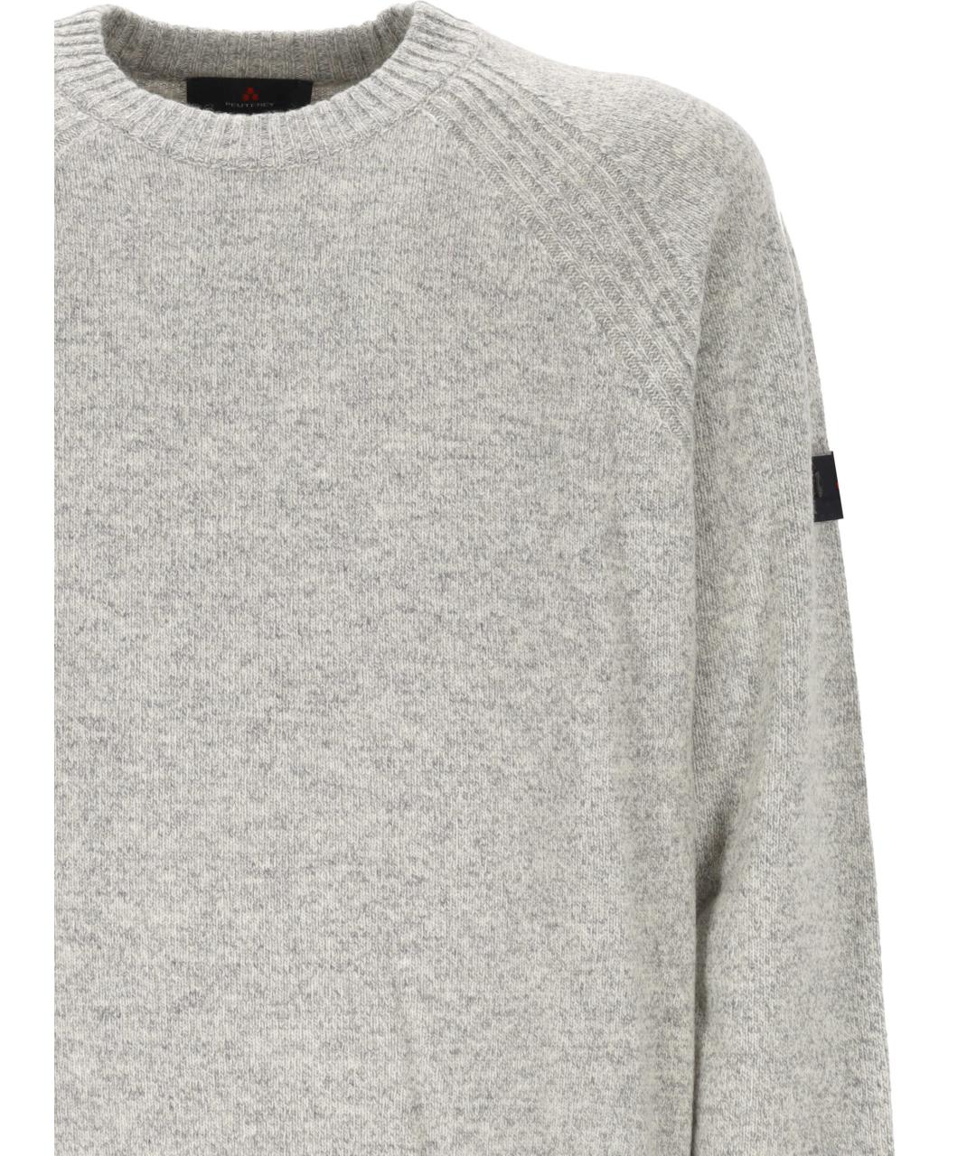 PEUTEREY Серый шерстяной джемпер / свитер, фото 2