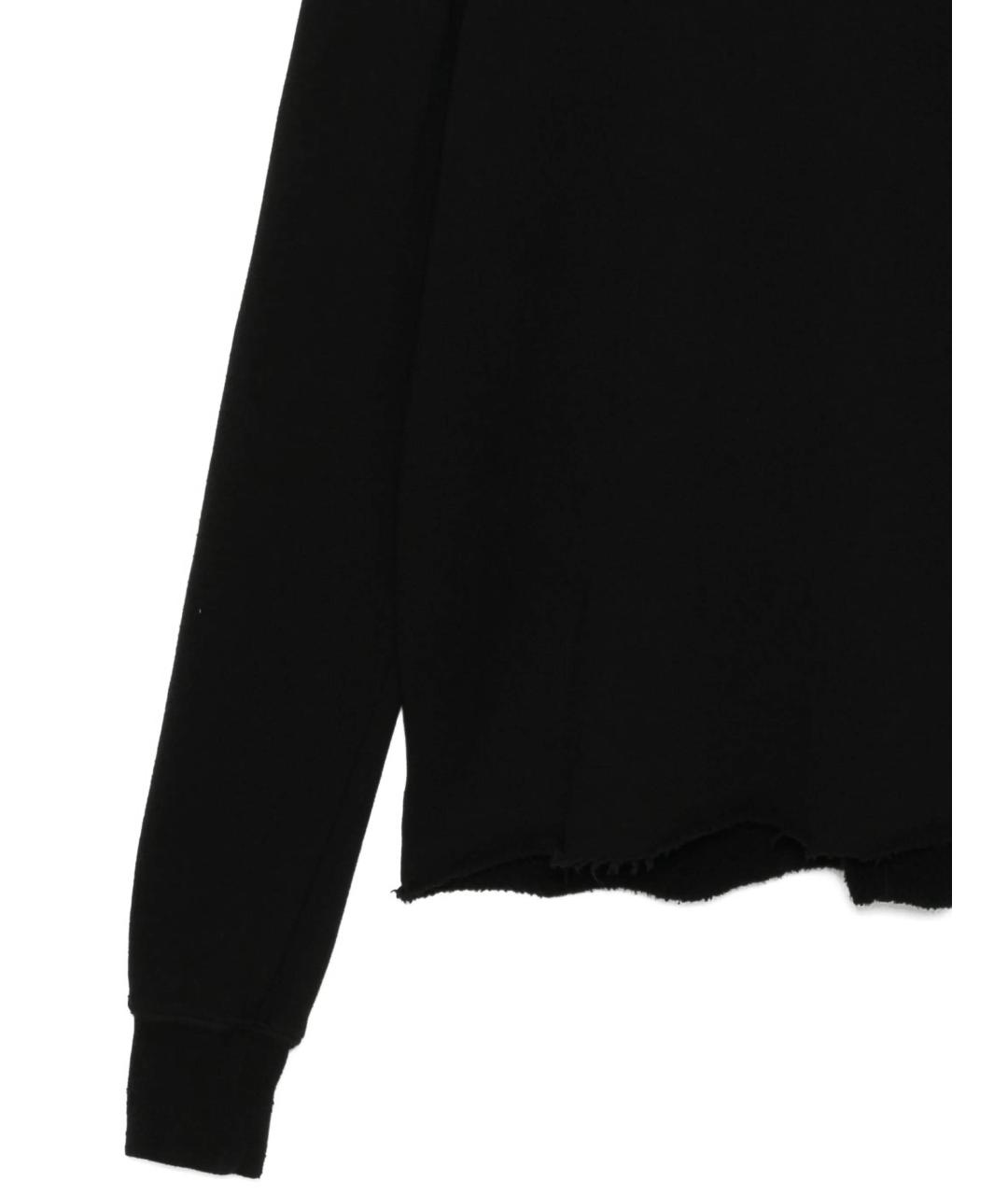 RICK OWENS DRKSHDW Черный хлопковый джемпер / свитер, фото 2