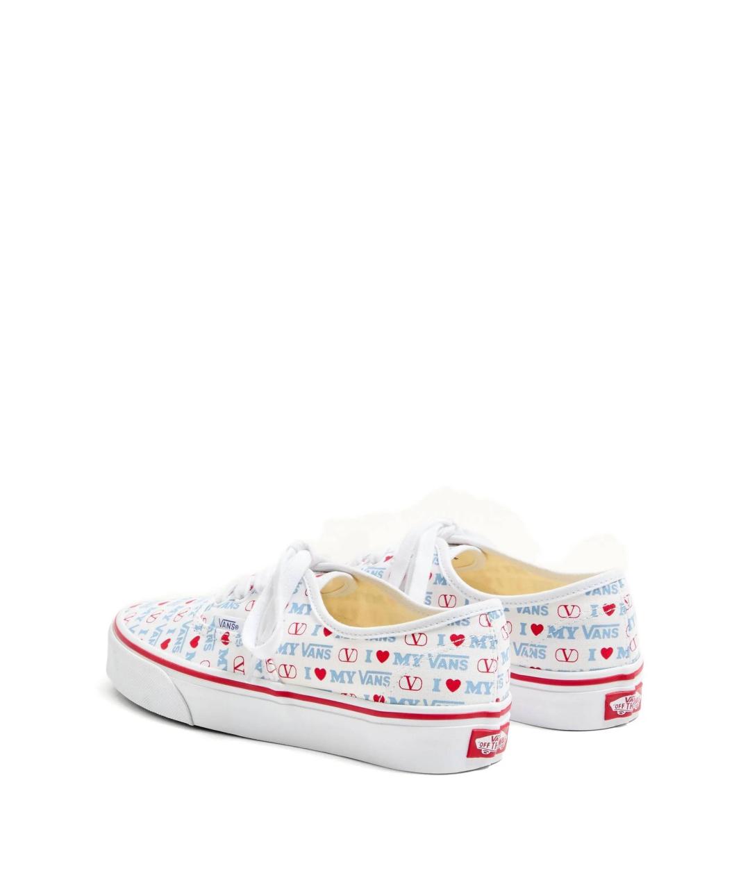 VALENTINO Белые текстильные кеды, фото 3