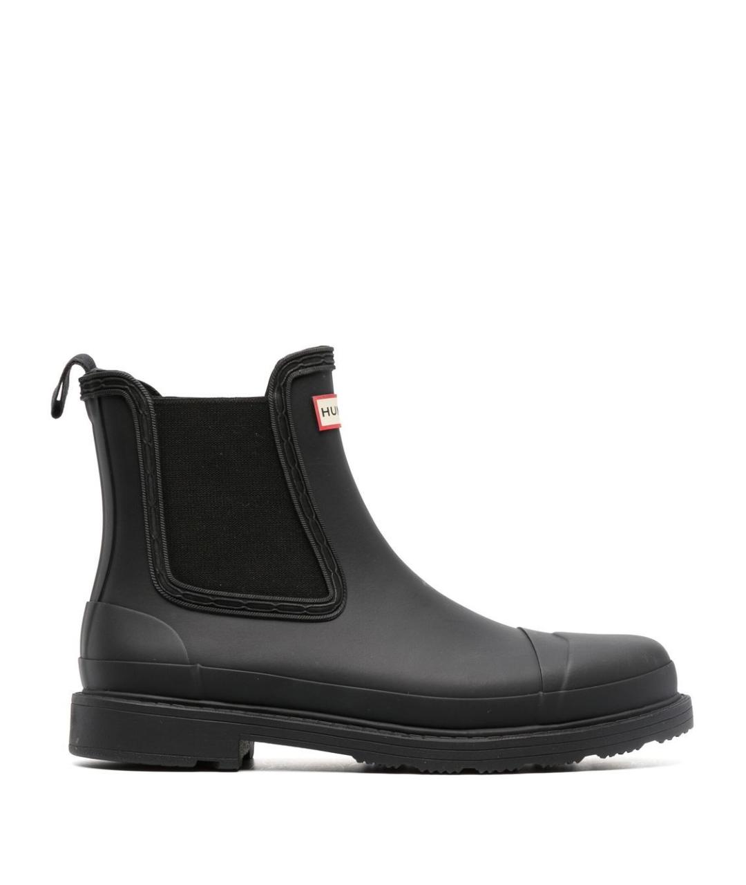 HUNTER Черные резиновые сапоги, фото 1