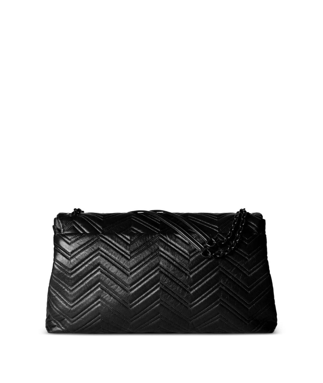 GUCCI Черная кожаная сумка через плечо, фото 3