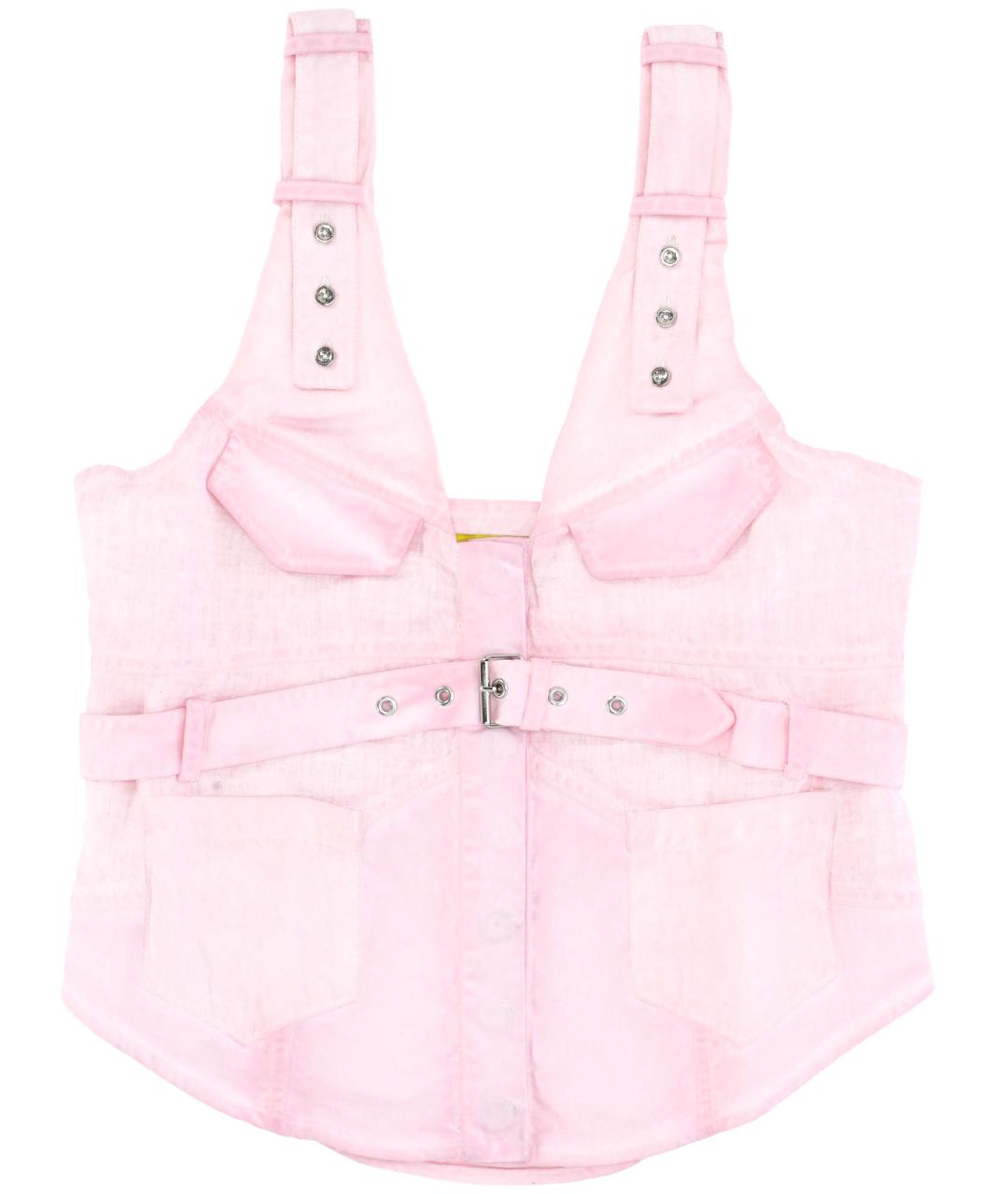 MARQUES' ALMEIDA Розовая майка, фото 1