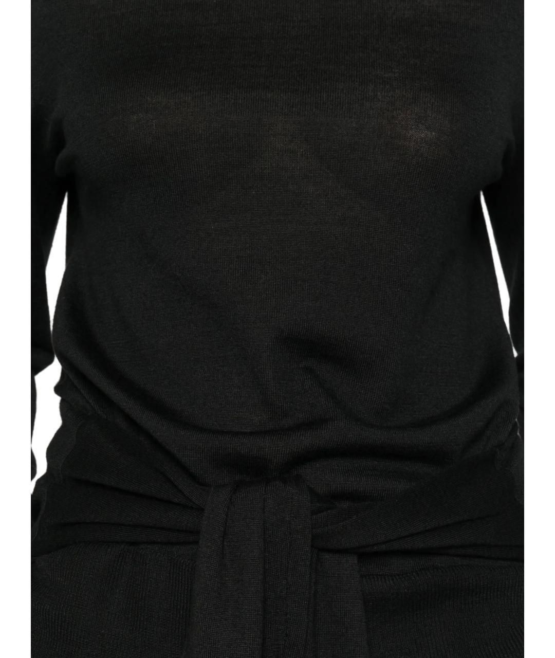 TOTEME Черный шерстяной джемпер / свитер, фото 2