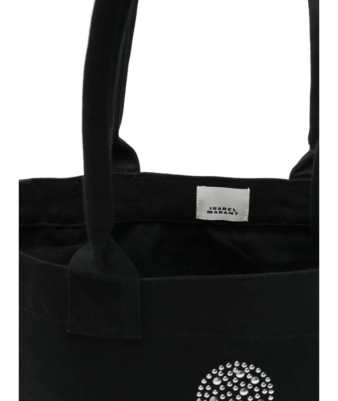 ISABEL MARANT Черная тканевая сумка тоут, фото 3