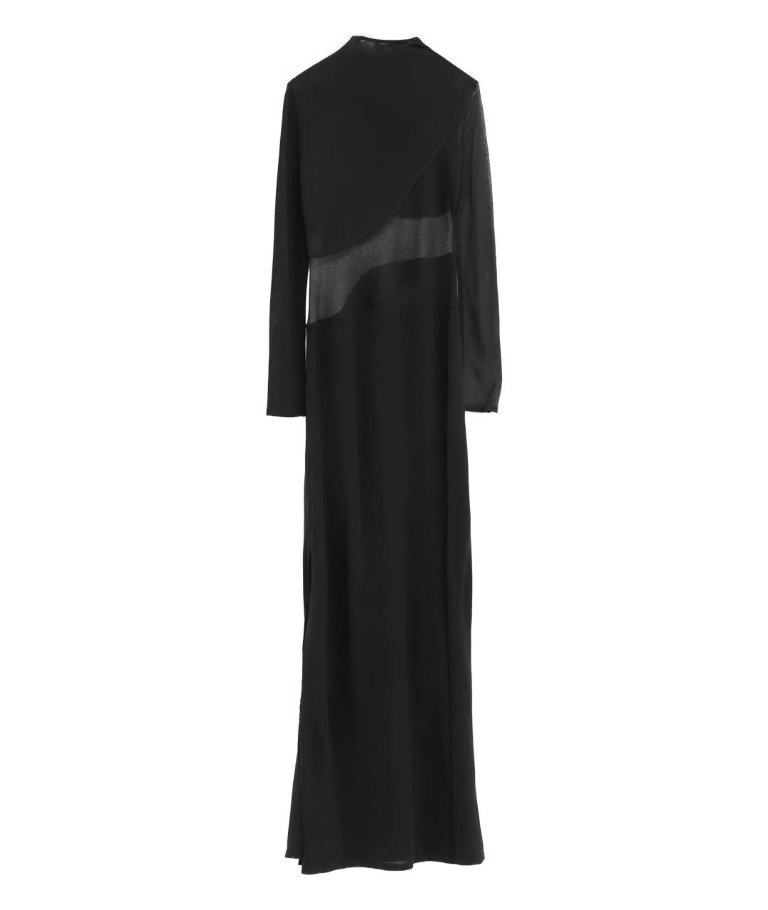 ALAIA Черное полиэстеровое вечернее платье, фото 3