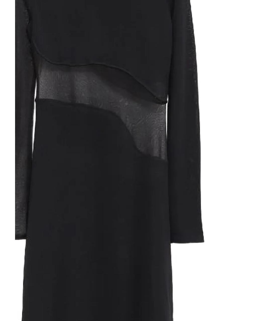 ALAIA Черное полиэстеровое вечернее платье, фото 2