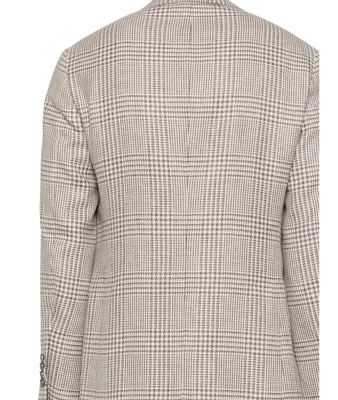 BRUNELLO CUCINELLI Бежевый пиджак, фото 3