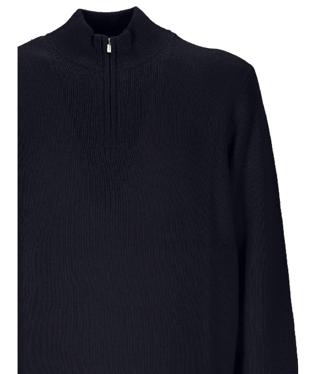 MC2 SAINT BARTH Темно-синий шерстяной джемпер / свитер, фото 2