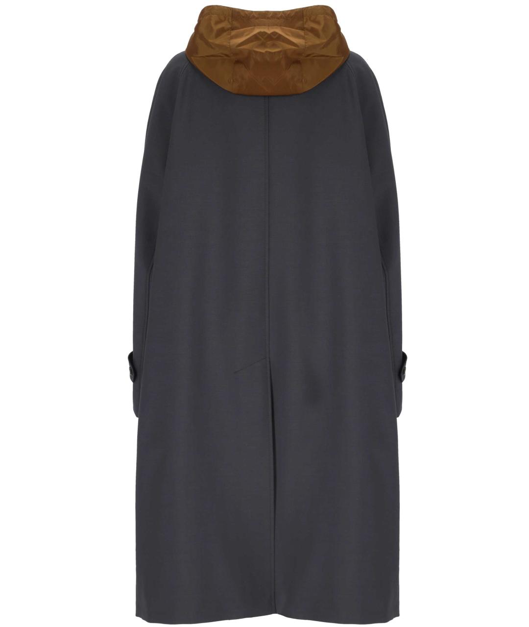 MIU MIU Мульти шерстяное пальто, фото 3