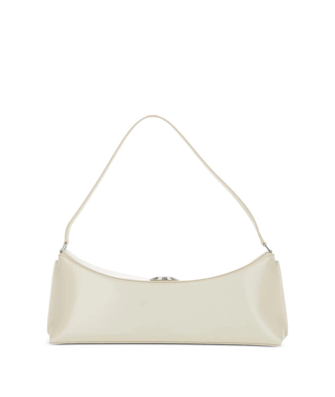 JACQUEMUS Бежевая кожаная сумка через плечо, фото 3