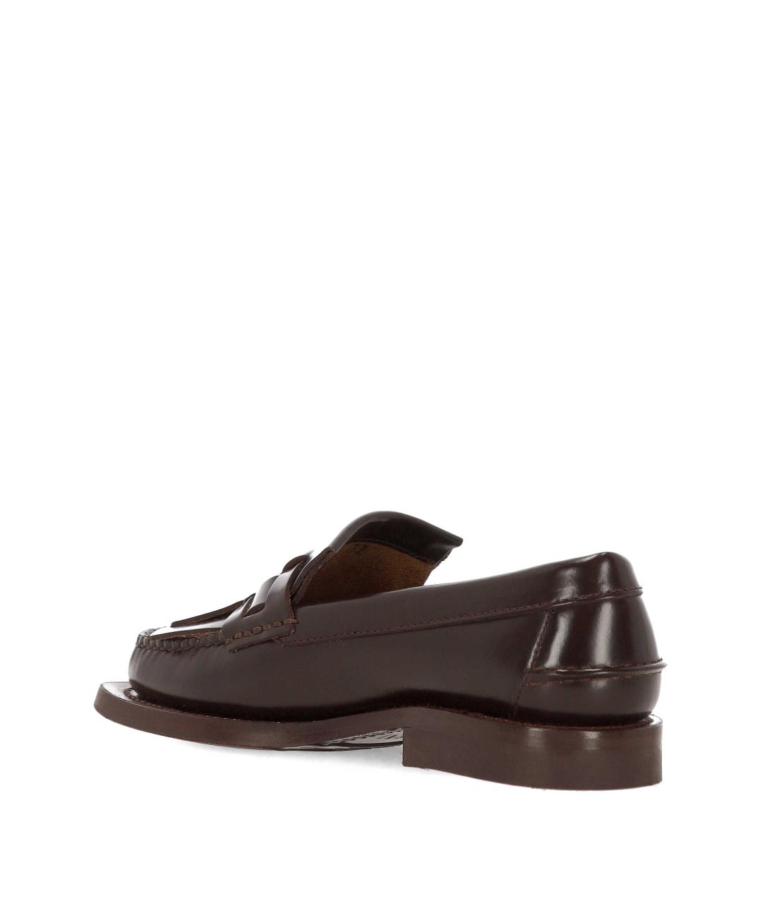 HEREU Коричневые кожаные лоферы, фото 3