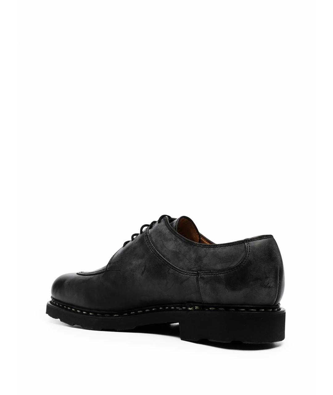 PARABOOT Черные кожаные туфли, фото 3