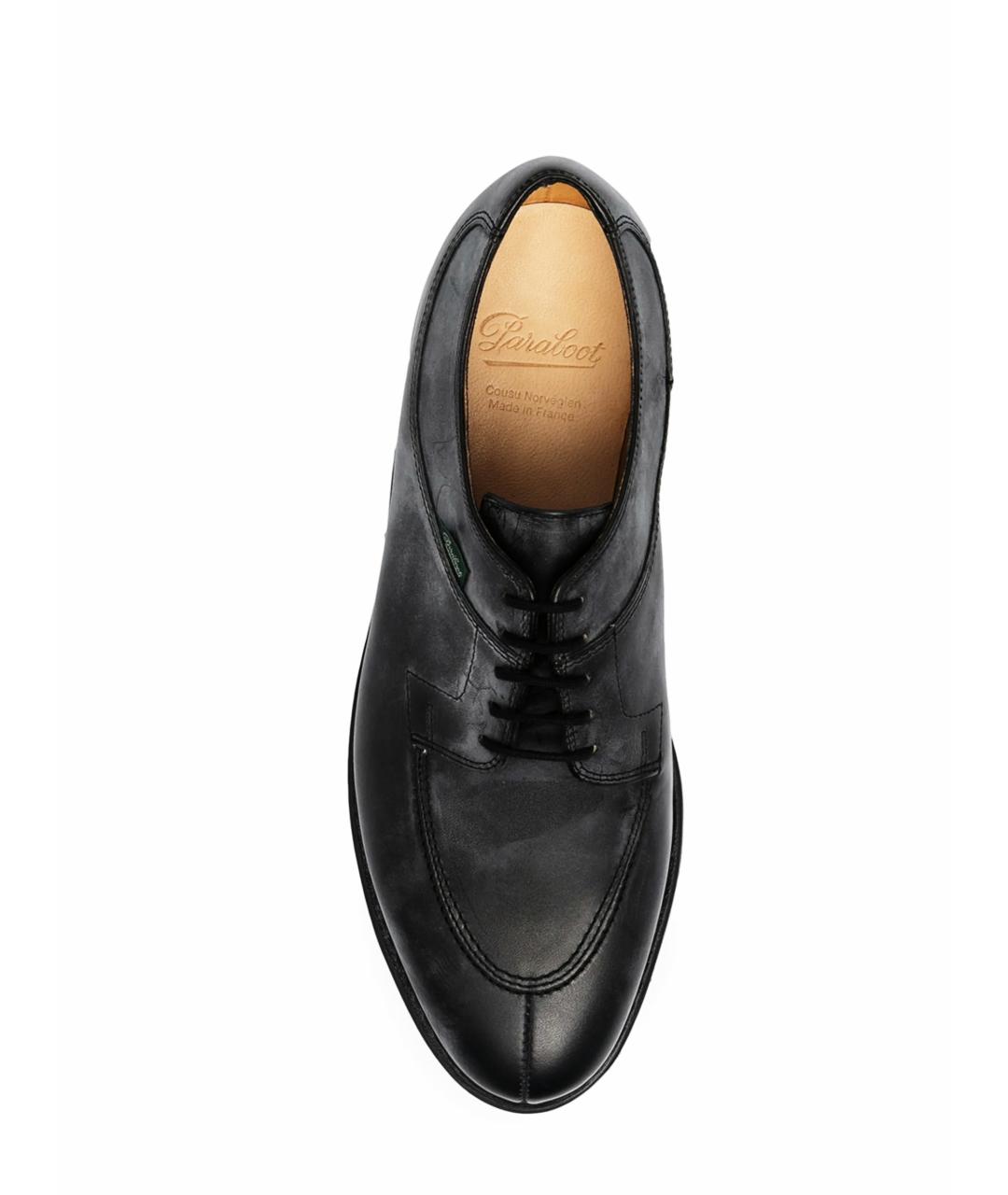 PARABOOT Черные кожаные туфли, фото 4