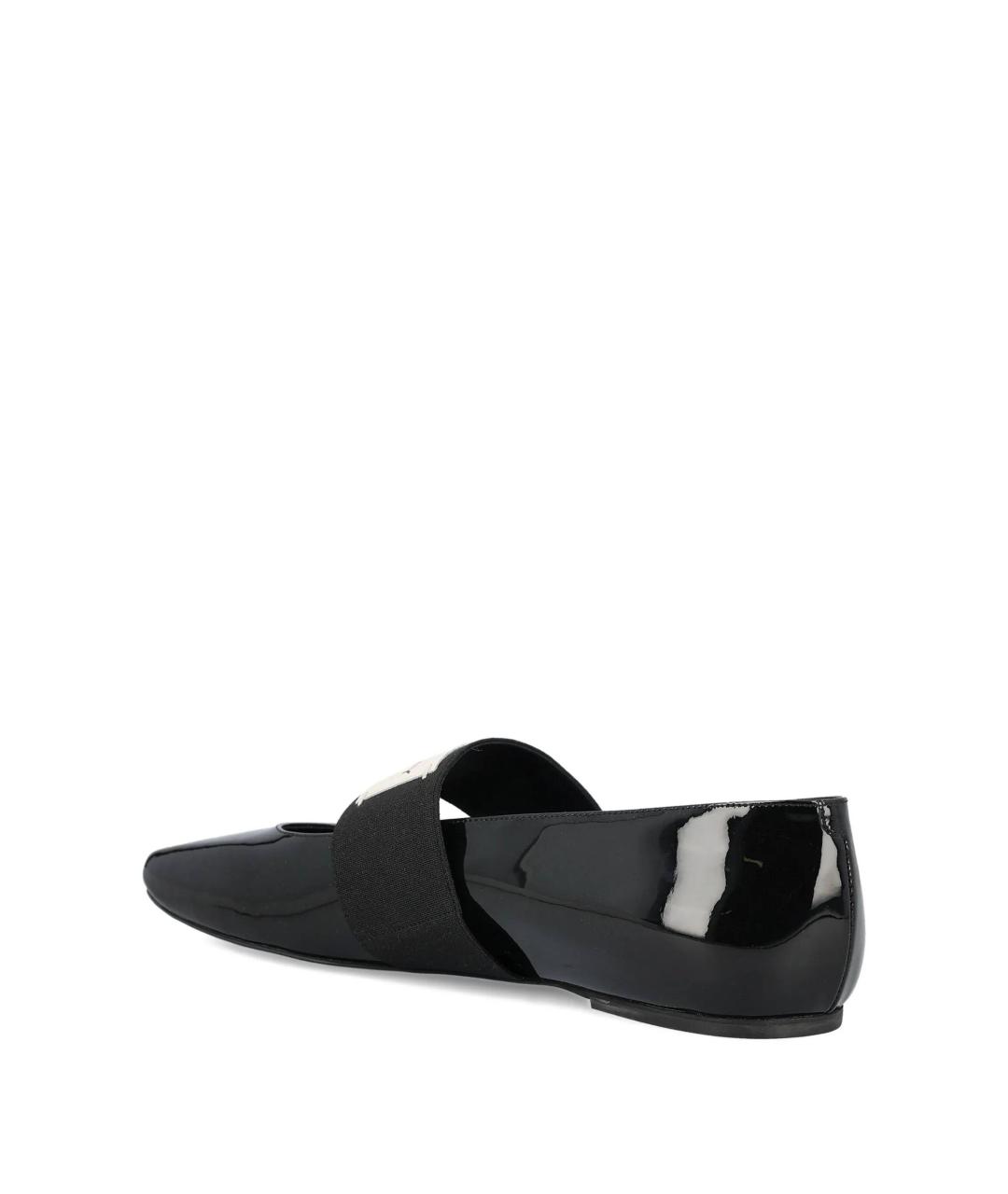 GIVENCHY Черные балетки из лакированной кожи, фото 3