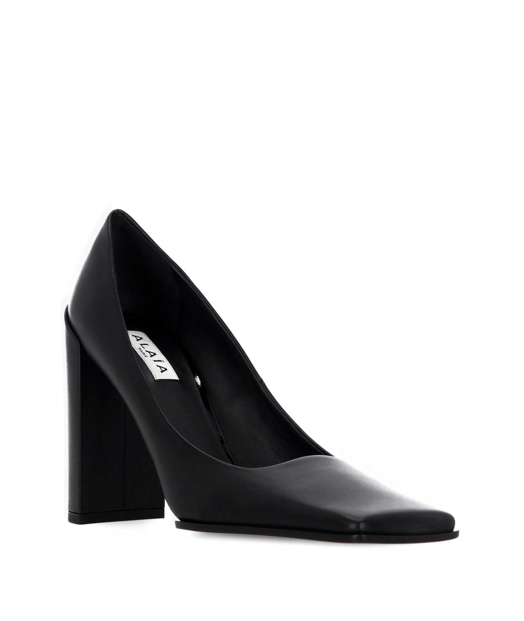 ALAIA Черные кожаные туфли, фото 2