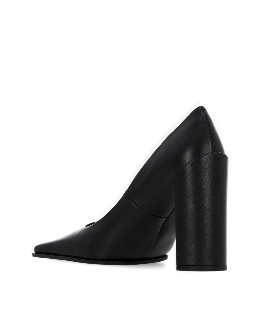 ALAIA Черные кожаные туфли, фото 3