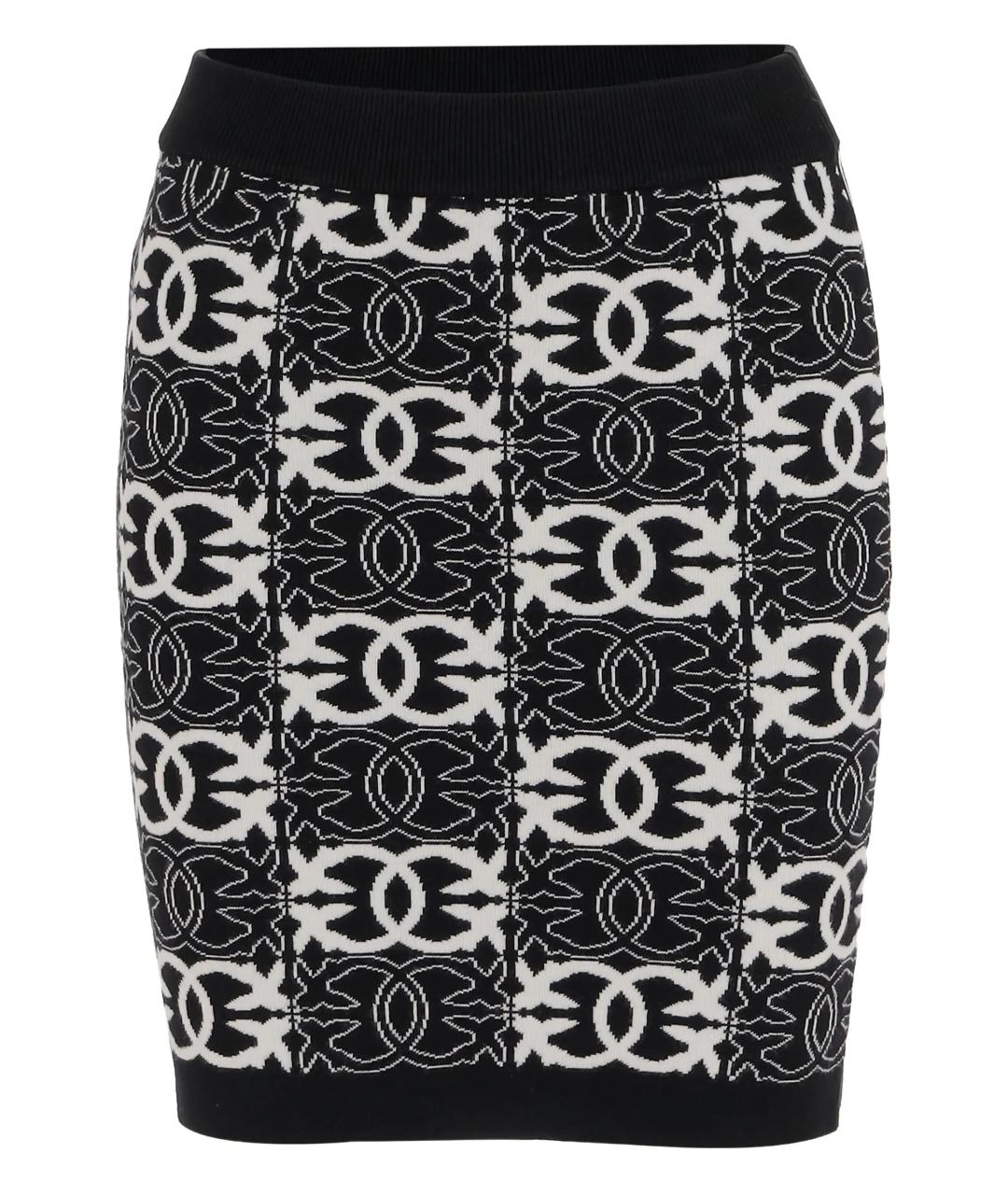 PINKO Черная вискозная юбка миди, фото 1