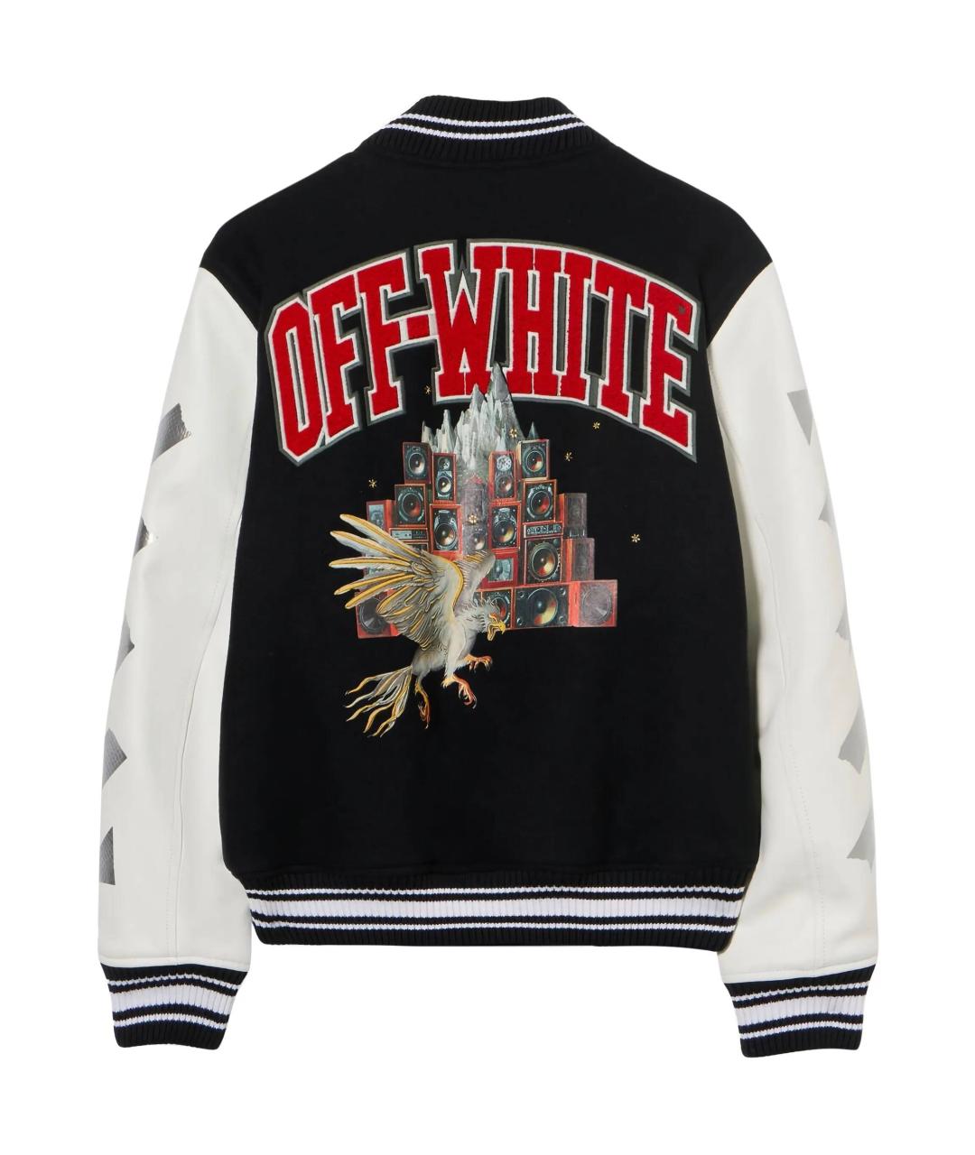 OFF-WHITE Черная куртка, фото 3