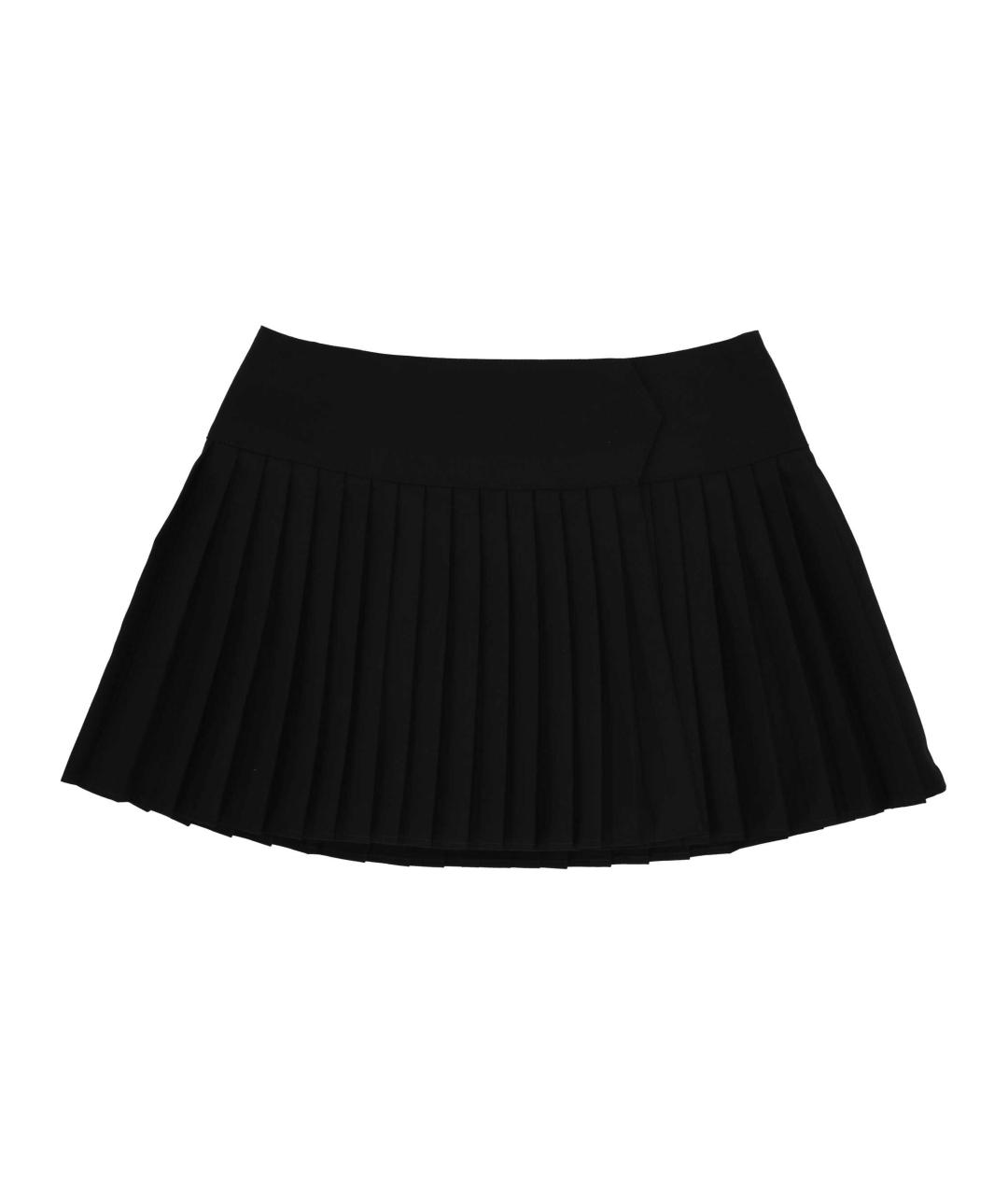 OFF-WHITE Черная полиэстеровая юбка мини, фото 1