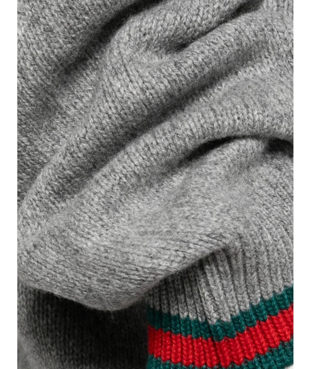 GUCCI Серый кашемировый кардиган, фото 2