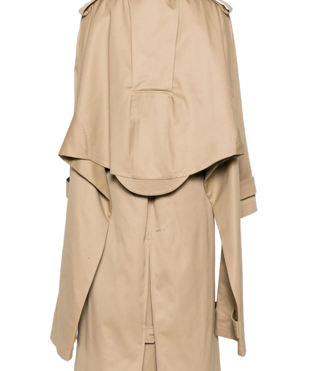 JEAN PAUL GAULTIER Бежевый тренч/плащ, фото 3