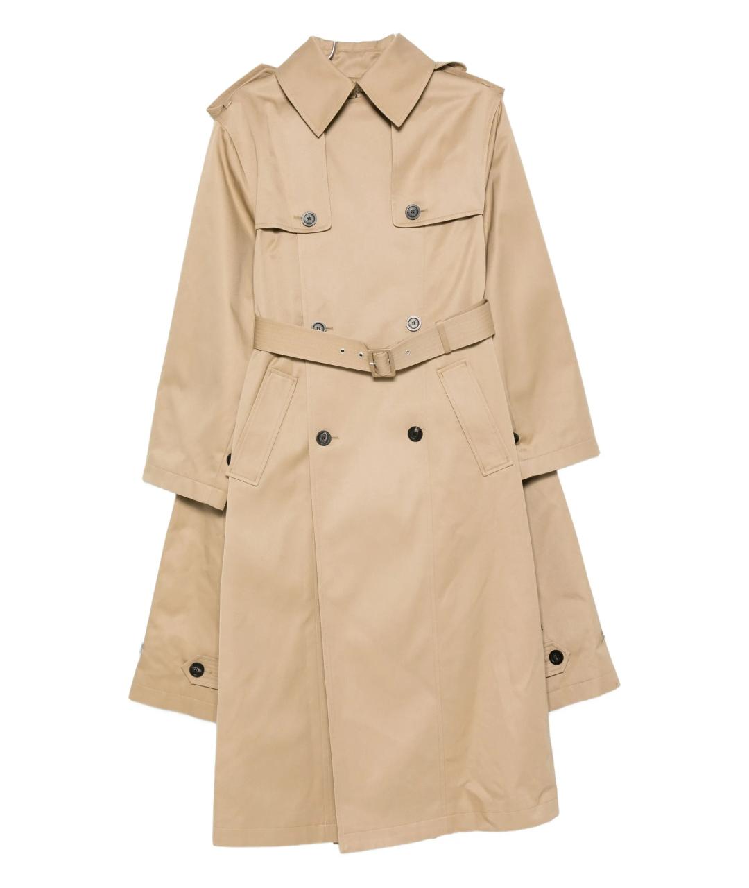 JEAN PAUL GAULTIER Бежевый тренч/плащ, фото 1