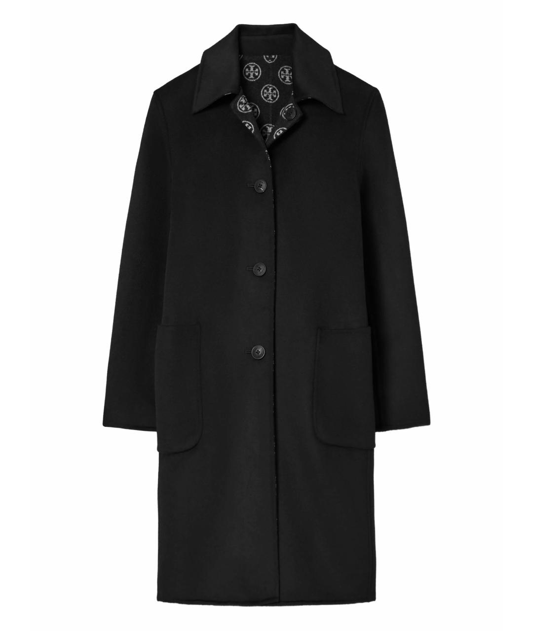 TORY BURCH Черное пальто, фото 1